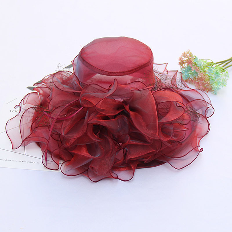 Foldable Summer Lace Flower Sunhat Sunscreen Fresh Sweet Mesh Flat Top Handmade Adjustable Panama Straw Hat Beach Cap Visor 2020, Red
Foldable Summer Lace Flower Sunhat Sunscreen Fresh Sweet Mesh Flat Top Handmade Adjustable Panama Straw Hat Beach Cap Visor 2020, Red