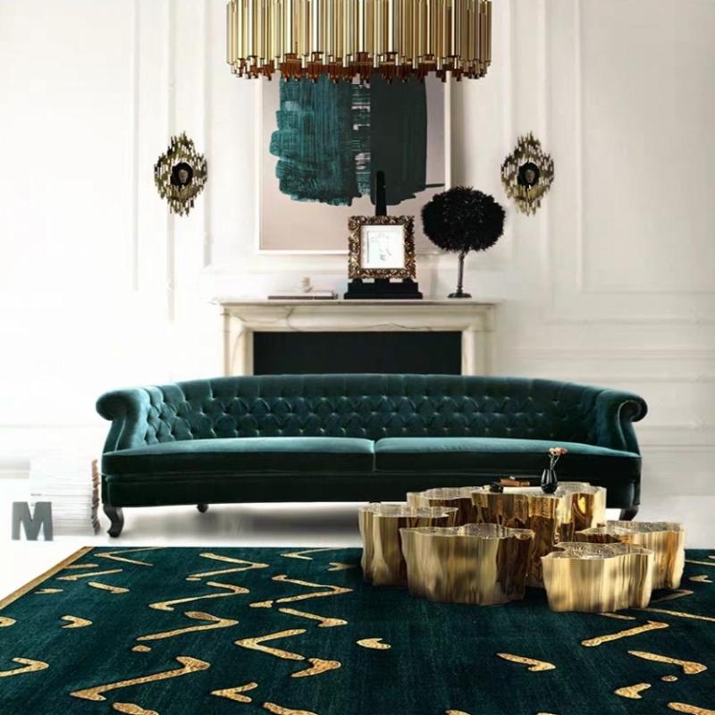 Nordic style INS popular dark green color weave living room rug, Post modern decoration bedside carpet. villa rug, 02as picture 
Nordic style INS popular dark green color weave living room rug, Post modern decoration bedside carpet. villa rug, 02as picture