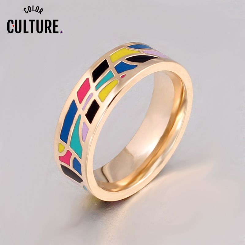 Women's Fashion Jewelry Rings for Women Stainless Steel Multi-Color Geometric Design Ring Friend Birthday gift
Women's Fashion Jewelry Rings for Women Stainless Steel Multi-Color Geometric Design Ring Friend Birthday gift
