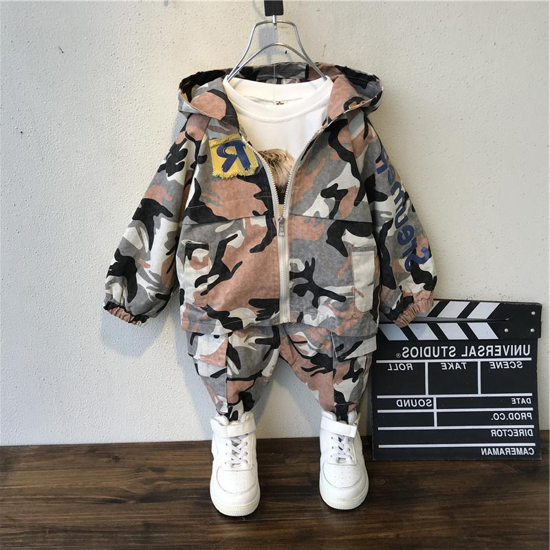 2020 New Fashion Set (Coat+ Pant) Korean Version Of The Children's Boys Girls Spring Autumn Two-piece Children's ClothesCamoufla, Gray2
2020 New Fashion Set (Coat+ Pant) Korean Version Of The Children's Boys Girls Spring Autumn Two-piece Children's ClothesCamoufla, Gray2