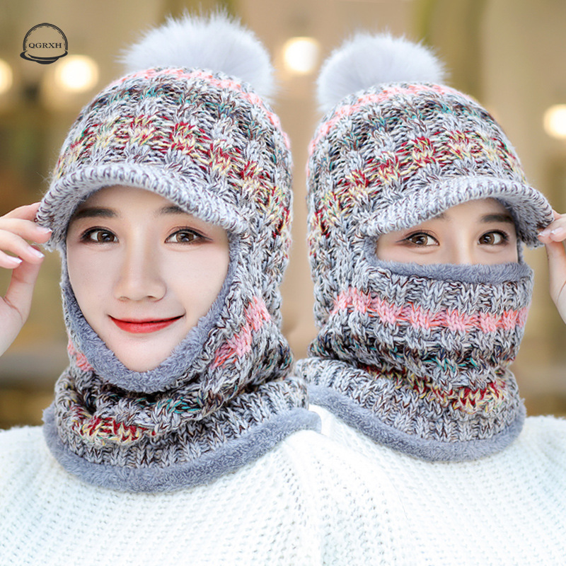 New Winter Women Wool Hat Ski Knitted Hat Scarf 2pcs Fashion Wool Thickening Collars Female Warm Scarf Set Cycling Caps, Xh 6
New Winter Women Wool Hat Ski Knitted Hat Scarf 2pcs Fashion Wool Thickening Collars Female Warm Scarf Set Cycling Caps, Xh 6