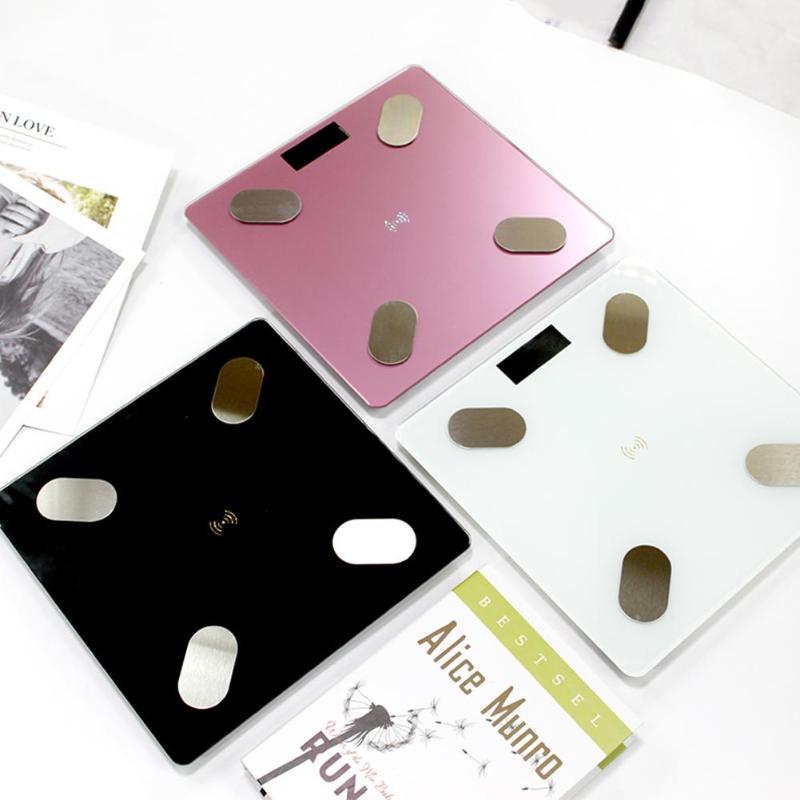 LCD Digital Smart Voice Bluetooth APP Electronic Scales Body Fat Scale for /IOS Bathroom Household Balance Bathroom Scales
LCD Digital Smart Voice Bluetooth APP Electronic Scales Body Fat Scale for /IOS Bathroom Household Balance Bathroom Scales