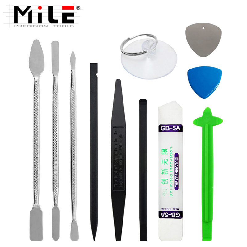 mile 11in1 Metal Spudger Set Nylon Opener for Tablet Computer Pry Opening Tools Mobile Phone Repair Tools Kit
mile 11in1 Metal Spudger Set Nylon Opener for Tablet Computer Pry Opening Tools Mobile Phone Repair Tools Kit