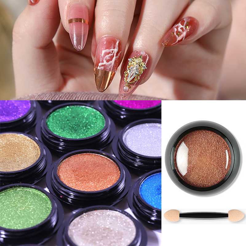 1g Nail Mirror Glitter Powder Metallic Color Nail Art UV Gel Polishing Chrome Flakes Pigment Dust Decorations Manicure
1g Nail Mirror Glitter Powder Metallic Color Nail Art UV Gel Polishing Chrome Flakes Pigment Dust Decorations Manicure