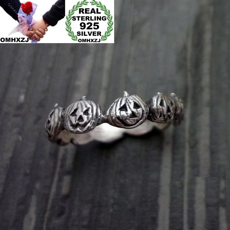 OMHXZJ Wholesale European Fashion Woman Man Party Wedding Gift Silver Black Vintage Pumpkin Taiyin Ring RR348
OMHXZJ Wholesale European Fashion Woman Man Party Wedding Gift Silver Black Vintage Pumpkin Taiyin Ring RR348