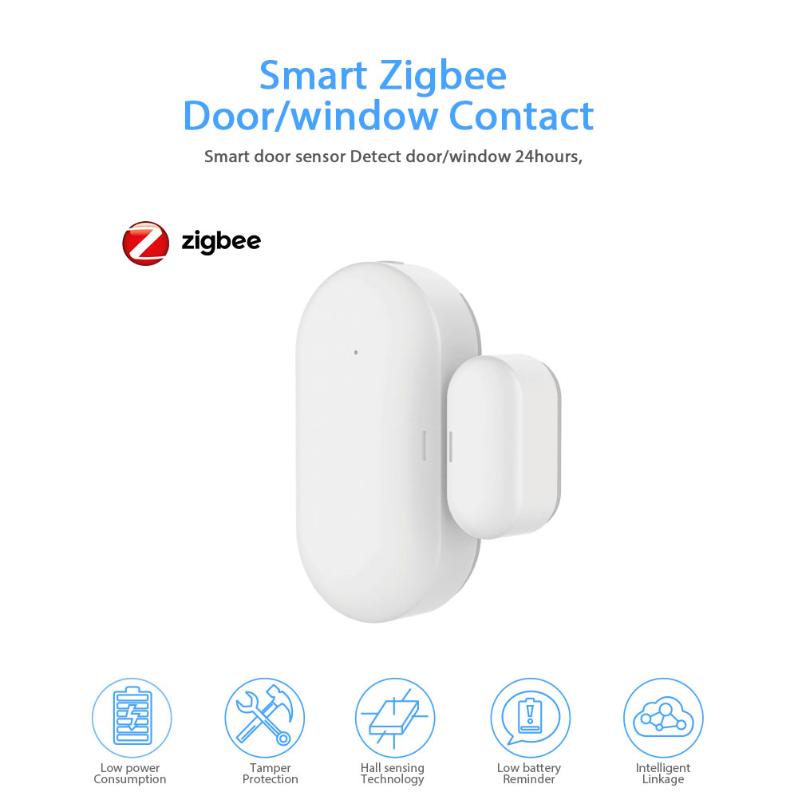 Zigbee Door/window Sensor Door Contact Sensor Smart Home Alarm Sensors Power by Tuya
Zigbee Door/window Sensor Door Contact Sensor Smart Home Alarm Sensors Power by Tuya
