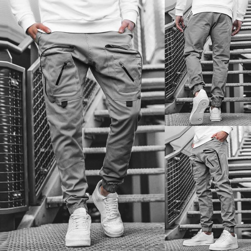 Men cargo Joggers Sweatpants Casual Male Sportswear Solid Multi-pocket Cargo Trousers Hip Hop Harem Ankle Tied Slim-Fit Pants, Black
Men cargo Joggers Sweatpants Casual Male Sportswear Solid Multi-pocket Cargo Trousers Hip Hop Harem Ankle Tied Slim-Fit Pants, Black