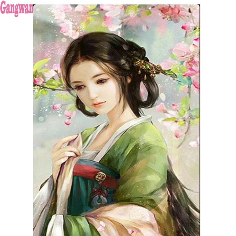 5D DIY full square diamond painting mosaic Retro Japanese woman diamond rhinestone embroidery cross stitch full display home art
5D DIY full square diamond painting mosaic Retro Japanese woman diamond rhinestone embroidery cross stitch full display home art