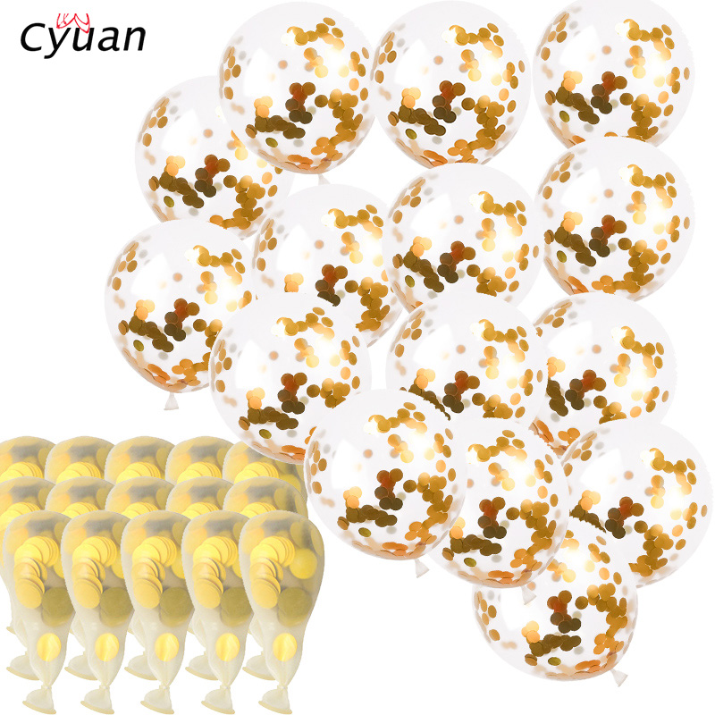 30pcs 12inch Gold Confetti Balloons Party Latex Balloon with Round Confetti Dots for Wedding Birhday Party Decorations Kids
30pcs 12inch Gold Confetti Balloons Party Latex Balloon with Round Confetti Dots for Wedding Birhday Party Decorations Kids