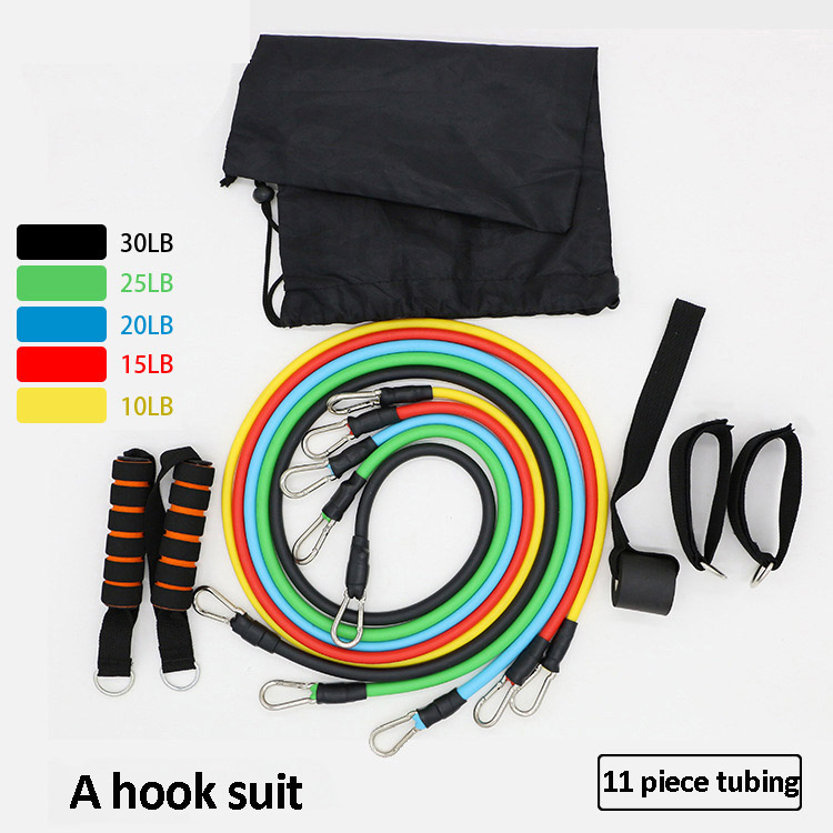 New Muscle 11piece fitness tubing pull rope tension noose suite suits a cable machine Resistance Bands men/women
New Muscle 11piece fitness tubing pull rope tension noose suite suits a cable machine Resistance Bands men/women