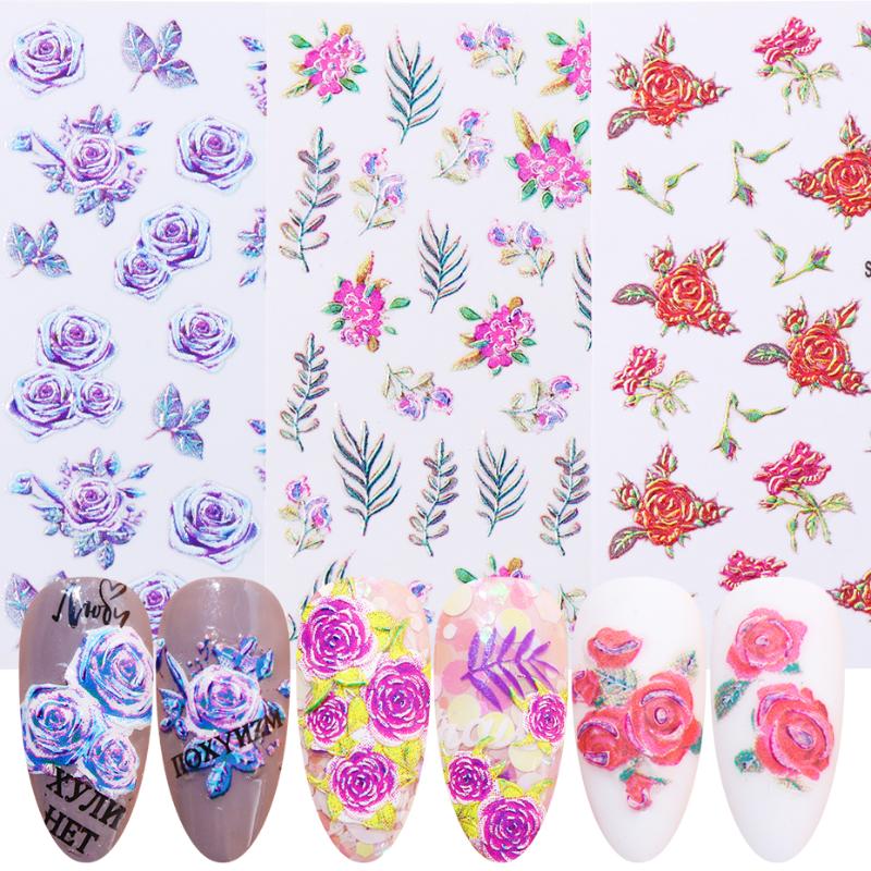 1pcs 5D Flower Sticker On Nail Rose Embossed Nail Art Foil Transfer Engraved Leaf Slider New Years Decal Decor LESTZ5D01-18, Stz-5d01
1pcs 5D Flower Sticker On Nail Rose Embossed Nail Art Foil Transfer Engraved Leaf Slider New Years Decal Decor LESTZ5D01-18, Stz-5d01