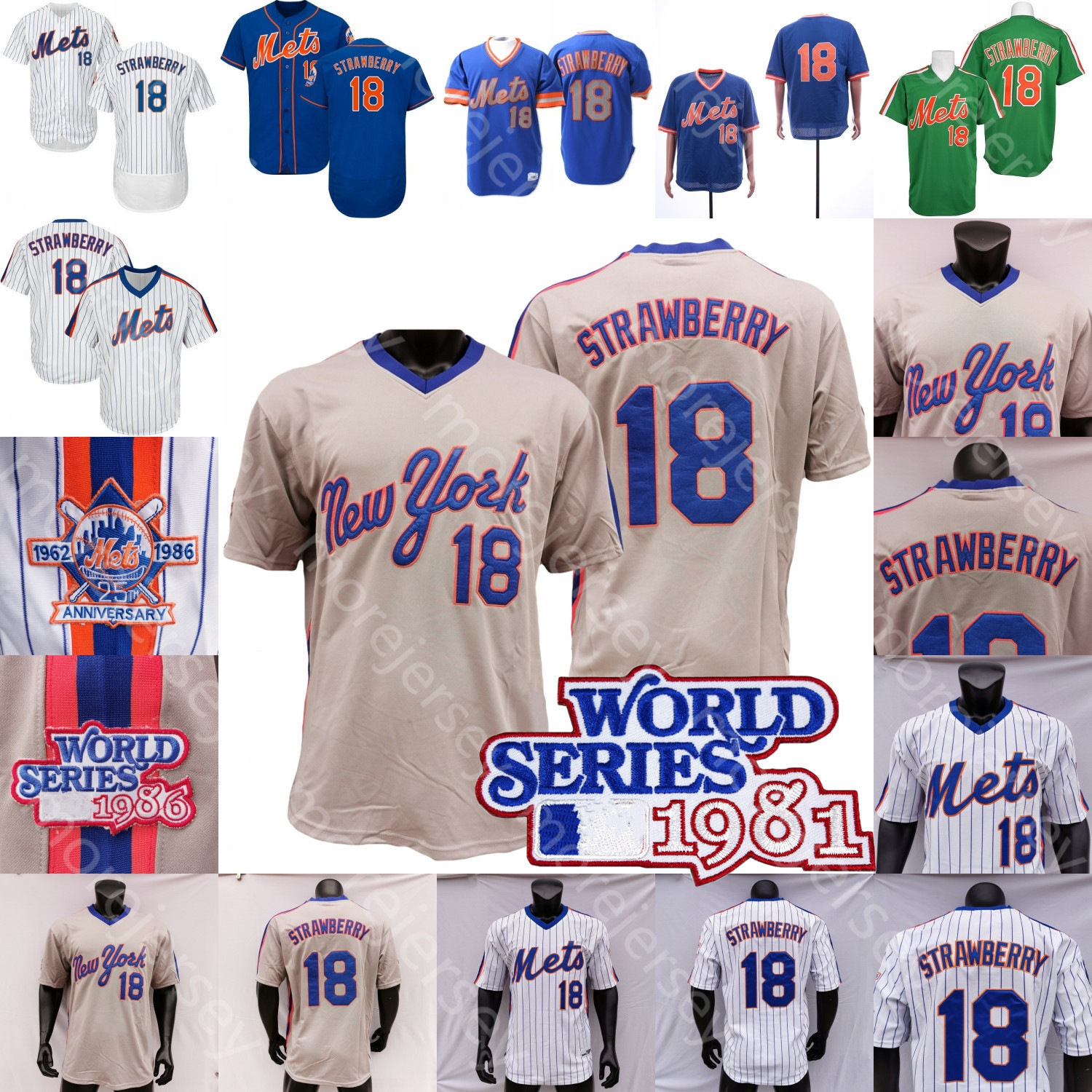18 Darryl Strawberry Jersey 1986 WS Patch Baseball Coopers-town Home Away White Pinstripe Green Grey Blue Grey Sttiched Size M-3XL, Blue;black
18 Darryl Strawberry Jersey 1986 WS Patch Baseball Coopers-town Home Away White Pinstripe Green Grey Blue Grey Sttiched Size M-3XL, Blue;black