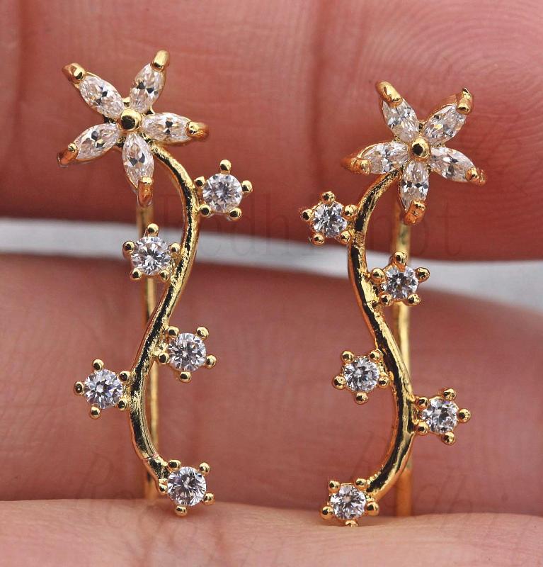 Trendy Stud Earrings for Women Gold Color Earring With Flower Leaf Branch Zircon Fashion Jewelry for Wedding Anniversary Gift
Trendy Stud Earrings for Women Gold Color Earring With Flower Leaf Branch Zircon Fashion Jewelry for Wedding Anniversary Gift