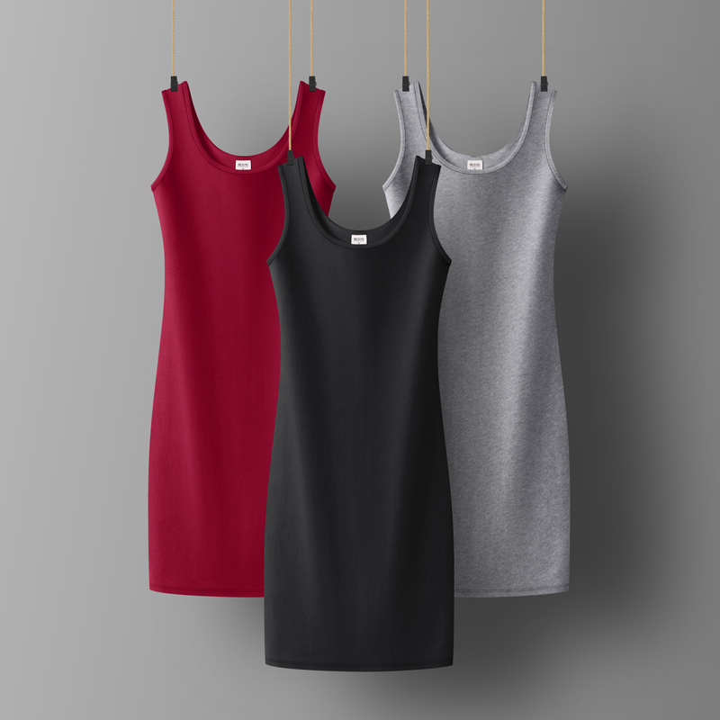 Spring summer Woman Cotton Soft Tank Dress Casual Satin Sexy Camisole Elastic Female Home Beach Dresses 
Spring summer Woman Cotton Soft Tank Dress Casual Satin Sexy Camisole Elastic Female Home Beach Dresses