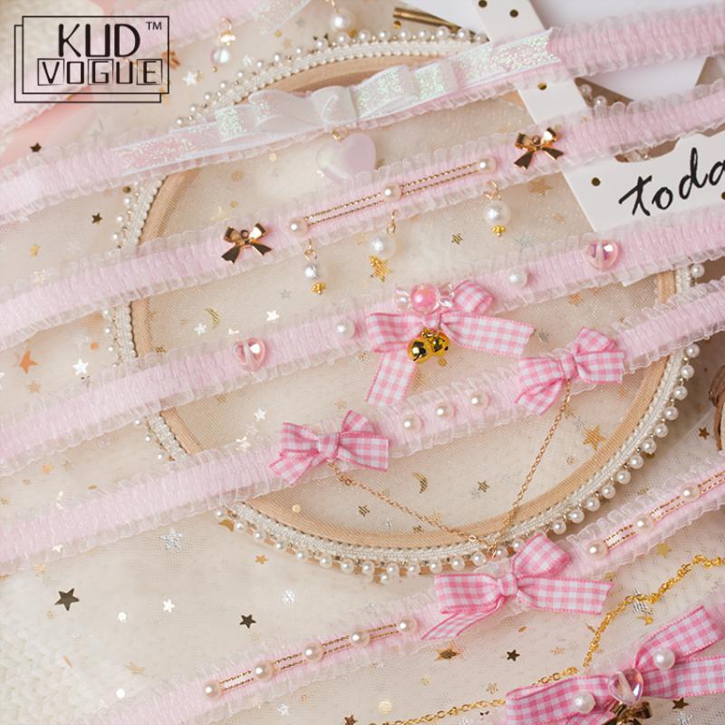 Handmade Pendant Necklace Lolita Princess Gothic Pink Series Collar Original Pearl Butterfly Knot Soft Sister Heart Day Choker
Handmade Pendant Necklace Lolita Princess Gothic Pink Series Collar Original Pearl Butterfly Knot Soft Sister Heart Day Choker
