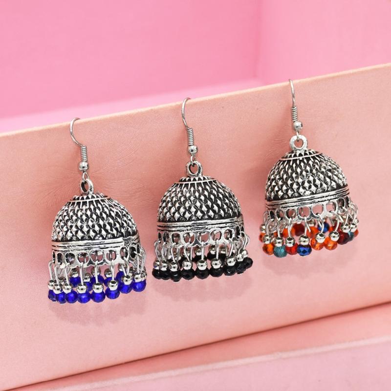 Ethnic Big Resin Bead Traditional Bell Ladies Drop Earrings Women Gypsy Tassel Hippie Boho Jhumka Earring Egypt Jewelry
Ethnic Big Resin Bead Traditional Bell Ladies Drop Earrings Women Gypsy Tassel Hippie Boho Jhumka Earring Egypt Jewelry