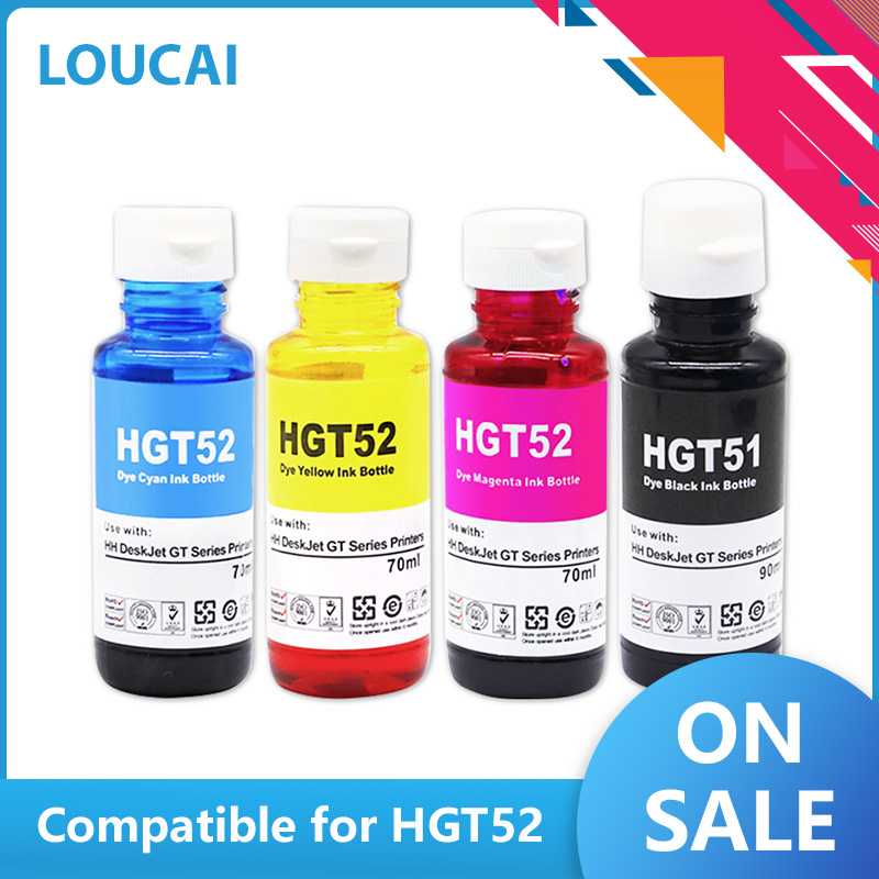 compatible for GT51 GT52 GT 51 52 for GT5810 GT5820 5810 5820 Deskjet Printer Ink 90ml Black and 70ml color
compatible for GT51 GT52 GT 51 52 for GT5810 GT5820 5810 5820 Deskjet Printer Ink 90ml Black and 70ml color