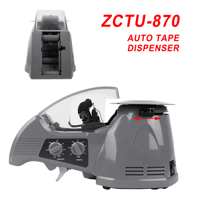 ELectronic Automatic Tape cutter Packing Tape Dispenser ZCUT-870 Cutter Machine Power Instrument width 3mm-25mm
ELectronic Automatic Tape cutter Packing Tape Dispenser ZCUT-870 Cutter Machine Power Instrument width 3mm-25mm