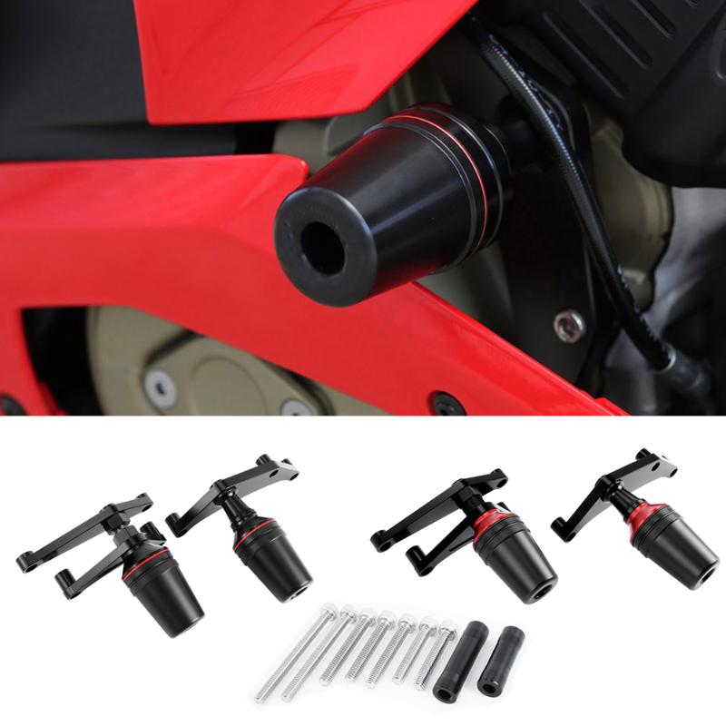 

For Panigale V4 V4S 2020 2020 Motorcycle Aluminum Frame Sliders Anti Crash Protector Fairing Guard