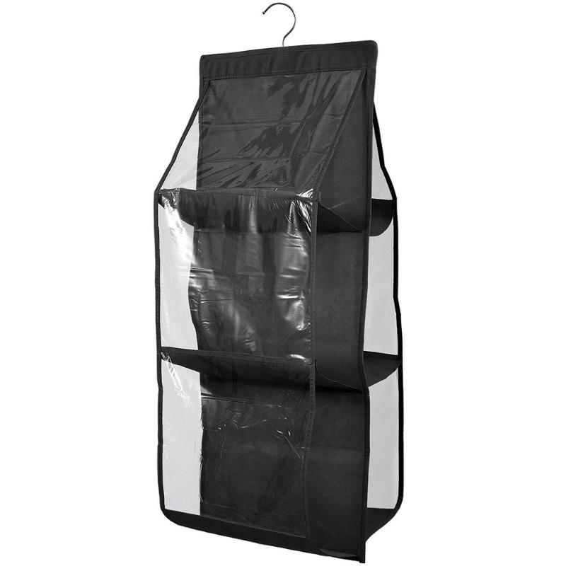 Hanging Perspective Dustproof Double-sided Six-layer Bag Hanging Bag Storage High Quality Storage Bags Rack, Blue
Hanging Perspective Dustproof Double-sided Six-layer Bag Hanging Bag Storage High Quality Storage Bags Rack, Blue