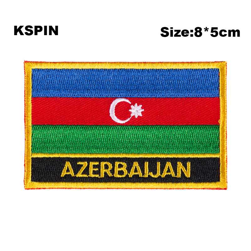 Azerbaijan Rectangular Shape Flag patches embroidered flag patches national for clothing DIY Decoration PT0008-R
Azerbaijan Rectangular Shape Flag patches embroidered flag patches national for clothing DIY Decoration PT0008-R