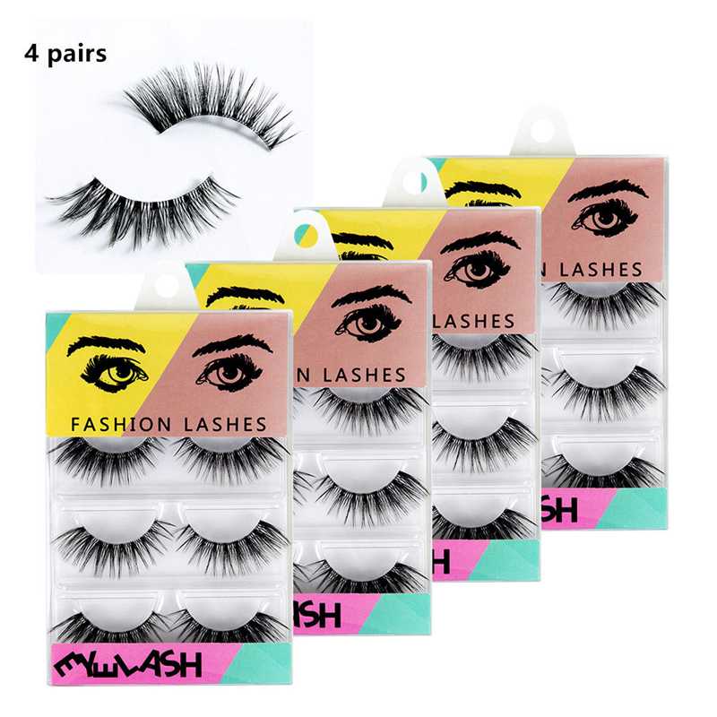 4 Pairs 3D Mink False Eyelashes Natural Long Fake Eye Lashes Extension Makeup 2020 NEW Detachable boxes Eyelashes
4 Pairs 3D Mink False Eyelashes Natural Long Fake Eye Lashes Extension Makeup 2020 NEW Detachable boxes Eyelashes