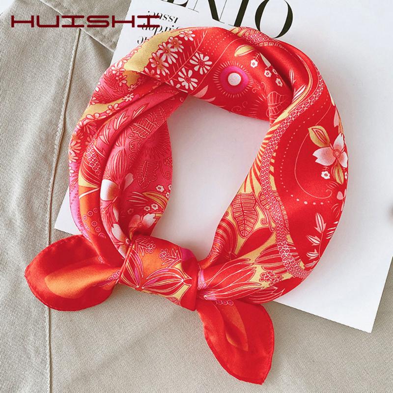 HUISHI Leaves Scarf Ribbon Neckerchief Hair Band Bag Handle Wraps Small Square Scarves Soft Shawls Wrap Silk Bandana For Gift
HUISHI Leaves Scarf Ribbon Neckerchief Hair Band Bag Handle Wraps Small Square Scarves Soft Shawls Wrap Silk Bandana For Gift