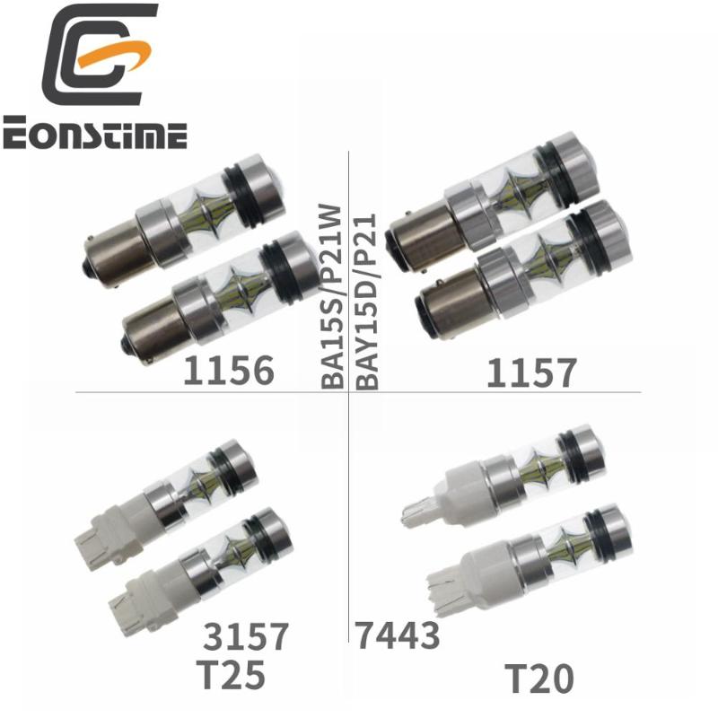 60W 2PCS 1156 P21W BA15S 1157 P21/5W BAY15D T20 T25 3157 W21 7443 Chips LED Car Reserve Lamps Auto Brake Light Turn signal Bulb, As pic
60W 2PCS 1156 P21W BA15S 1157 P21/5W BAY15D T20 T25 3157 W21 7443 Chips LED Car Reserve Lamps Auto Brake Light Turn signal Bulb, As pic