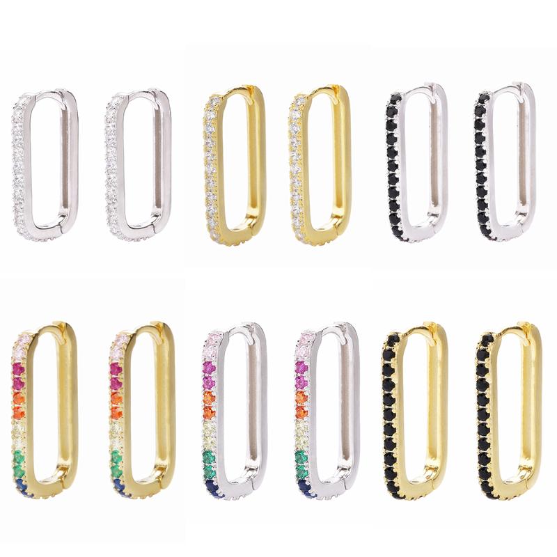 Slovecabin Oval Huggie Hoop Earrings 925 Sterling Silver Ear Cuff Earring with Clear Stones Pave Earring Jewelry For Women
Slovecabin Oval Huggie Hoop Earrings 925 Sterling Silver Ear Cuff Earring with Clear Stones Pave Earring Jewelry For Women