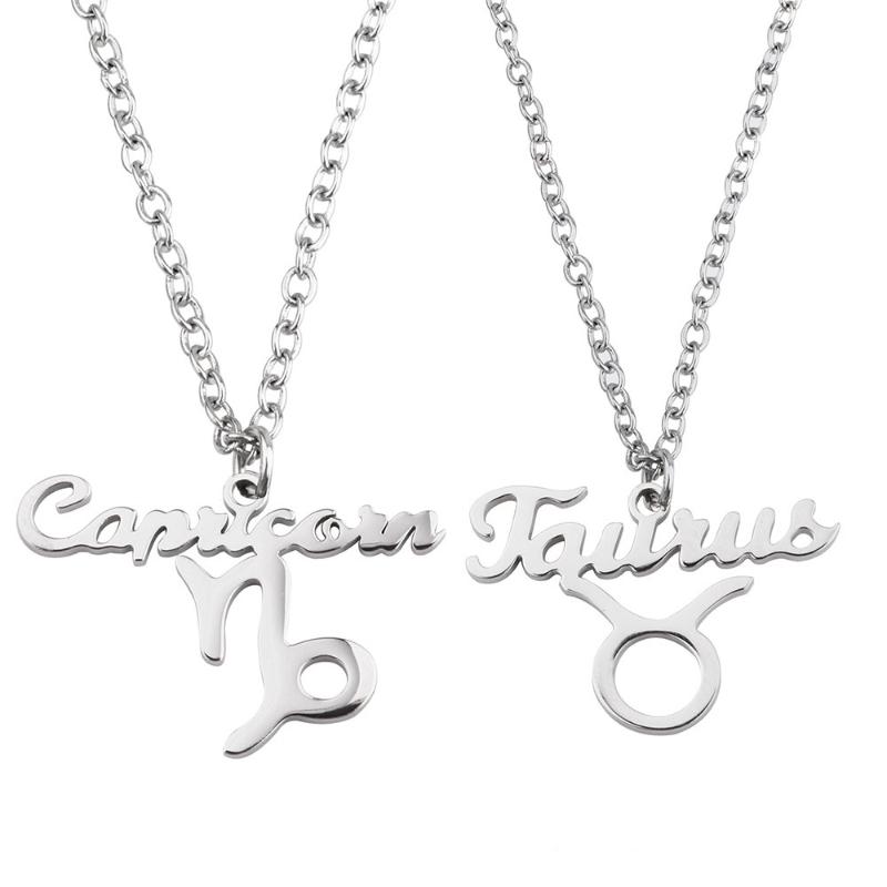 New fashion stainless steel letter necklace simple style twelve constellation necklace for women 2020 jewelry holiday gift
New fashion stainless steel letter necklace simple style twelve constellation necklace for women 2020 jewelry holiday gift