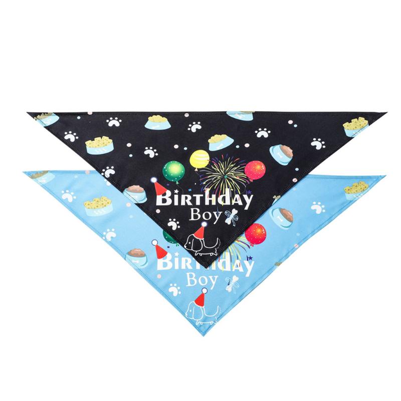 dog apparel Party Pet Dogs Cat Bibs Birthday Costume Design Christmas Bandana Hat Scarf Pets Saliva Towel Accessories Supplies Free shipping