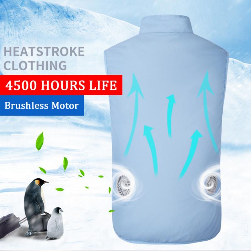 Air Condition USB Fan Cooling Running Vest Fishing Cycling Vest Air Conditioning Work Outdoors Quick Cooling Summer
Air Condition USB Fan Cooling Running Vest Fishing Cycling Vest Air Conditioning Work Outdoors Quick Cooling Summer