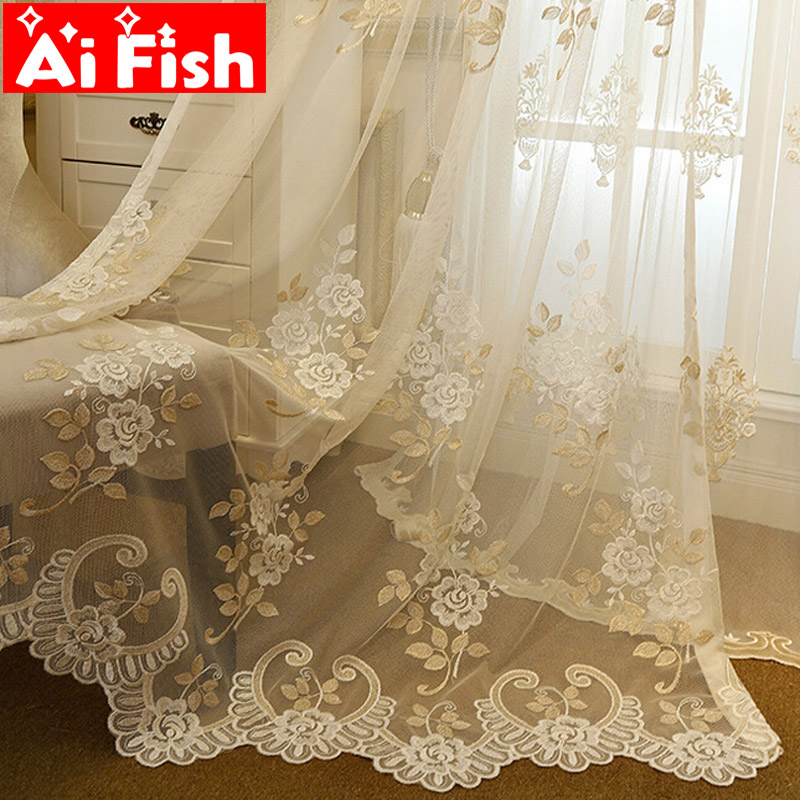 Europe Luxury Pastoral Flower Window Tulle Curtains For living Room bottom Lace Window Treatment Bedroom Sheer Voile Drapes#3, Light yellow
Europe Luxury Pastoral Flower Window Tulle Curtains For living Room bottom Lace Window Treatment Bedroom Sheer Voile Drapes#3, Light yellow