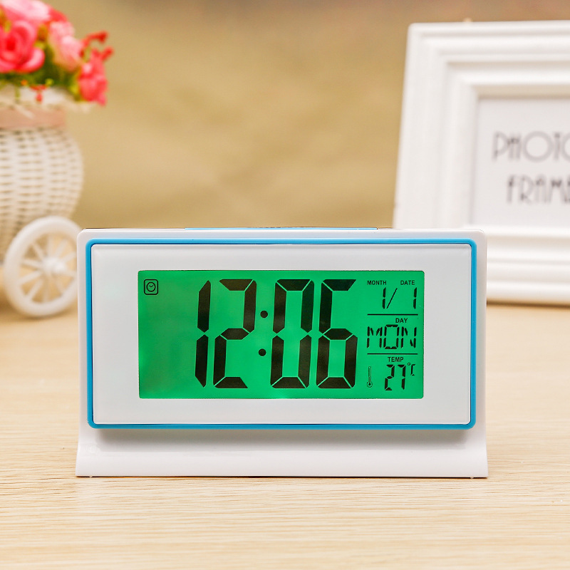 Digital Clock Alarm with Temperature Calendar Electronic Clock LED Kids Table Clocks Multifunction Student Office Desk Watch
Digital Clock Alarm with Temperature Calendar Electronic Clock LED Kids Table Clocks Multifunction Student Office Desk Watch