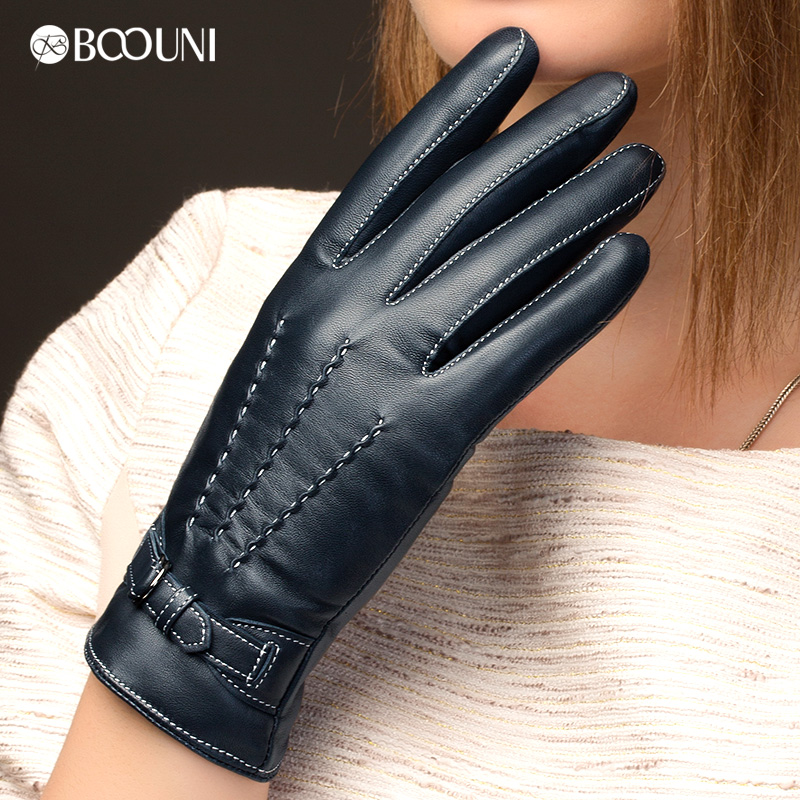 Five Fingers Gloves BOOUNI Genuine Leather Fashion Women Sheepskin Glove Autumn Winter Thermal Velvet Lining Driving NW707
Five Fingers Gloves BOOUNI Genuine Leather Fashion Women Sheepskin Glove Autumn Winter Thermal Velvet Lining Driving NW707