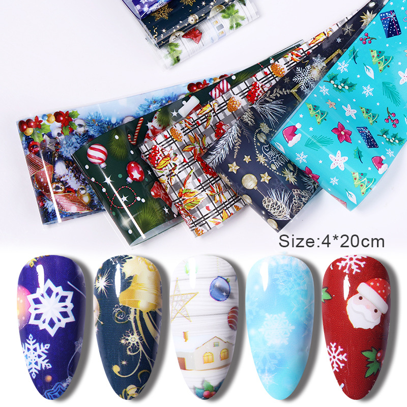 10pcs Christmas Stickers for Nails Snowflake Santa Elk Transfer Foils Sliders Adhesive Decals Nail Art Halloween Party Stickers
10pcs Christmas Stickers for Nails Snowflake Santa Elk Transfer Foils Sliders Adhesive Decals Nail Art Halloween Party Stickers