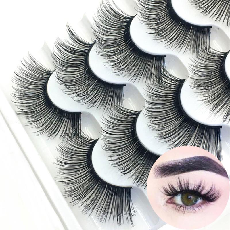 5 Pairs 3D Faux Mink Hair False Eyelashes Natural Long Wispies Flared Lashes Handmade Eye Lashes Extension Eye Makeup Tools
5 Pairs 3D Faux Mink Hair False Eyelashes Natural Long Wispies Flared Lashes Handmade Eye Lashes Extension Eye Makeup Tools