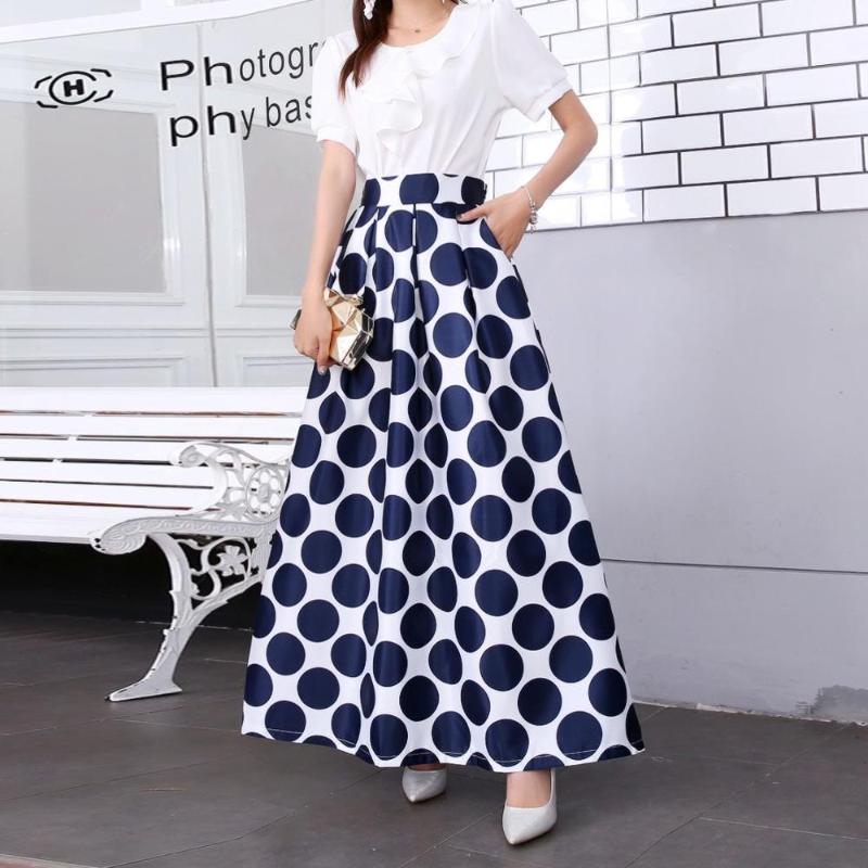 QRWR High Quality Dot Printed Elastic High Waist Women Skirts 2020 A-line Ankle Length Casual Elegant Long Skirts For Women, 12
QRWR High Quality Dot Printed Elastic High Waist Women Skirts 2020 A-line Ankle Length Casual Elegant Long Skirts For Women, 12