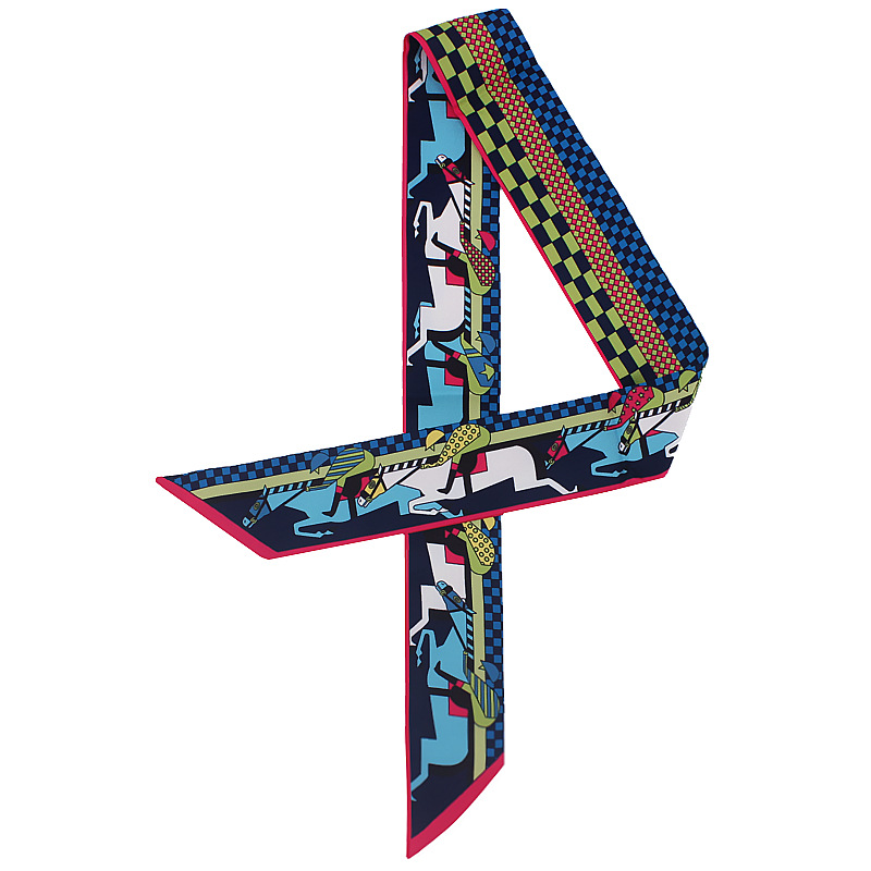 2020 Silk Scarf For Women Knight Print Handle Bag Ribbons Brand Fashion Head Scarf Small Long Skinny Scarves Wholesale
2020 Silk Scarf For Women Knight Print Handle Bag Ribbons Brand Fashion Head Scarf Small Long Skinny Scarves Wholesale