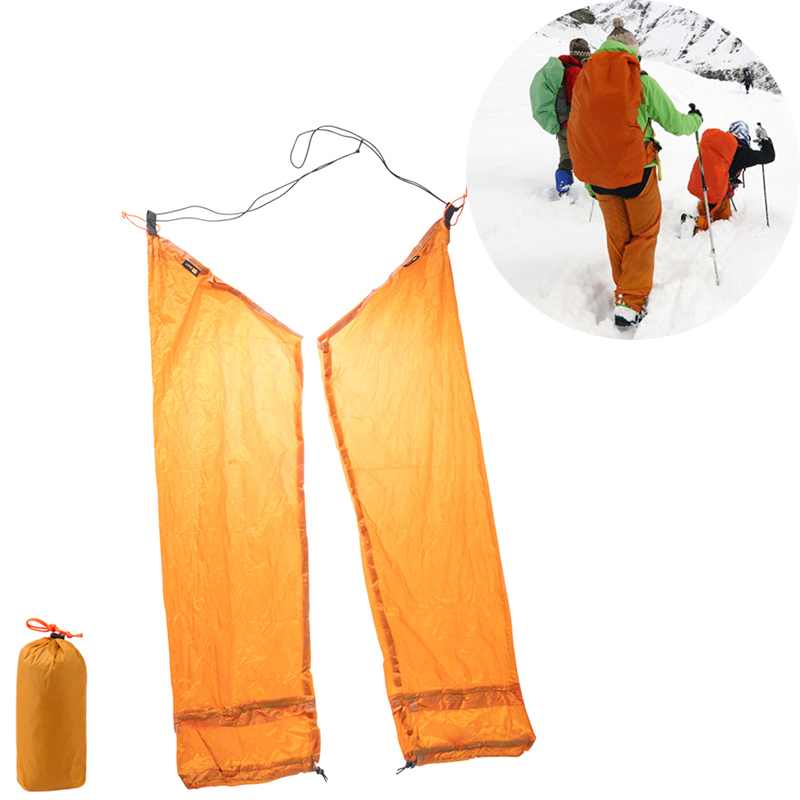 Waterproof Pants Ultralight Two-piece Rain Pants Leg Gaiters Portable with Bags for Outdoor Climbing Camping Hiking Rainwear, Army green
Waterproof Pants Ultralight Two-piece Rain Pants Leg Gaiters Portable with Bags for Outdoor Climbing Camping Hiking Rainwear, Army green