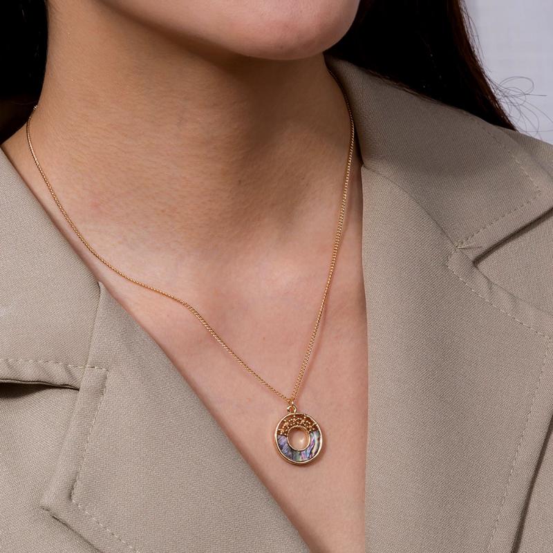 Fashion Resin Circle Colorful Abalone Shell Pendant Bauble Charm Necklace Jewelry Summer Beach Accessories Party Gift
Fashion Resin Circle Colorful Abalone Shell Pendant Bauble Charm Necklace Jewelry Summer Beach Accessories Party Gift
