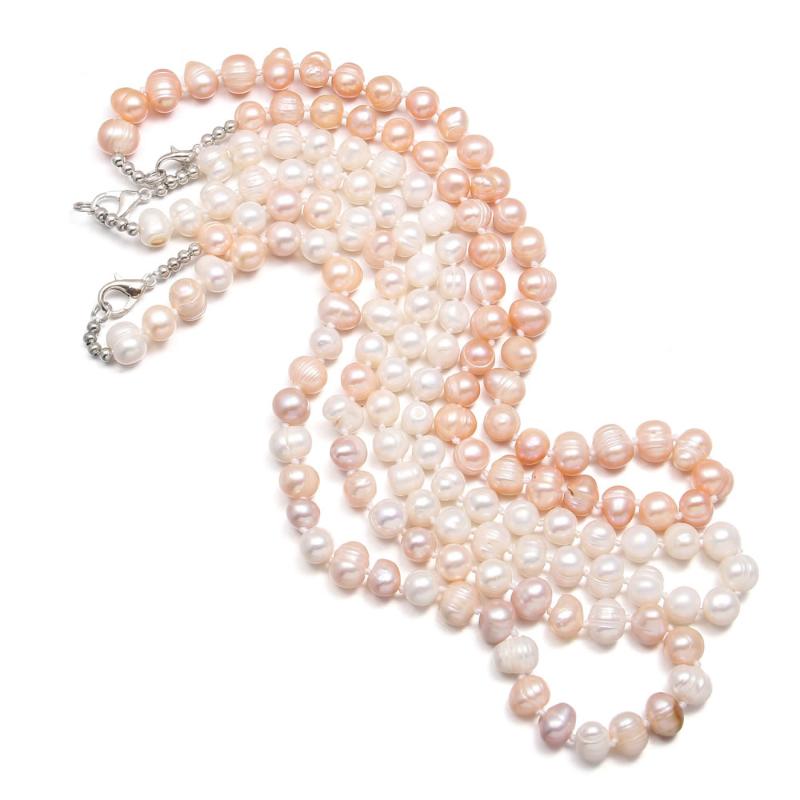 2020 Natural Pearl Necklace Beaded Class A Potato-shaped Necklace Three Styles Charms Jewelry Gift for Woman's 45cm Length
2020 Natural Pearl Necklace Beaded Class A Potato-shaped Necklace Three Styles Charms Jewelry Gift for Woman's 45cm Length