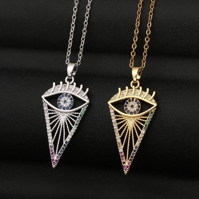 Colorful Zircon Evil Eye Pendant Necklace Hip Hop Gold Chain Collares Goth Choker Necklaces For Women Men Jewelry Gifts
Colorful Zircon Evil Eye Pendant Necklace Hip Hop Gold Chain Collares Goth Choker Necklaces For Women Men Jewelry Gifts