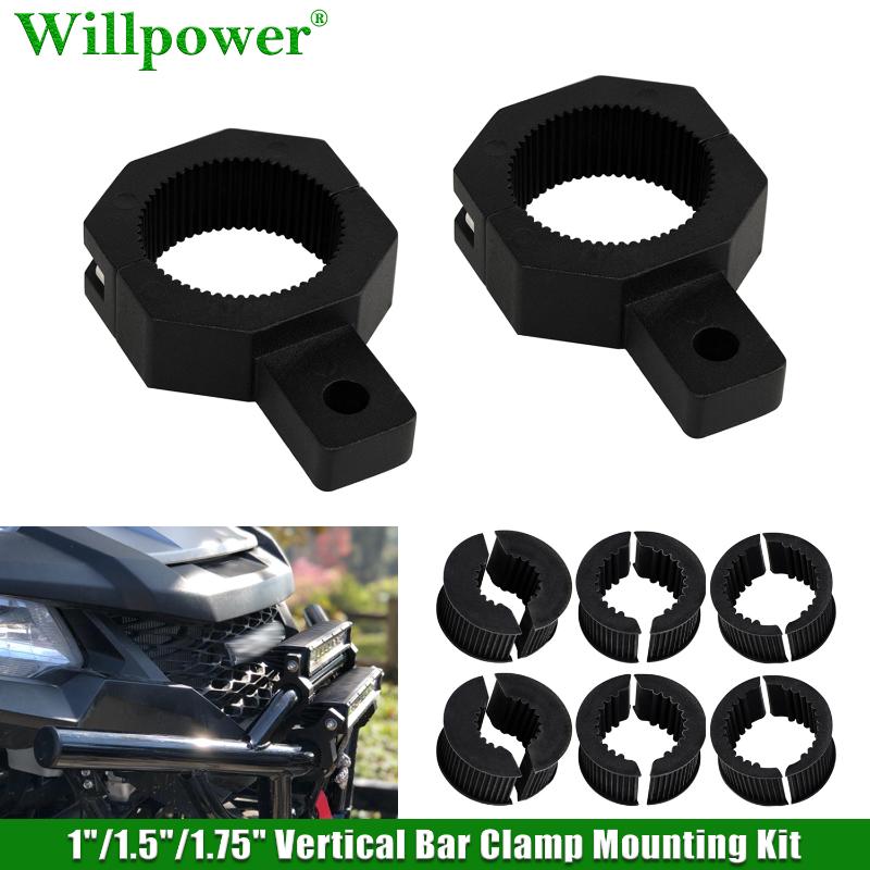 Off-Road ATV UTV Roll Cage Headlight LED Work Light Bar Mount Clamps 1" 1.5" 1.75" Vertical Bull Bar Driving Fog Lamp Brackets
Off-Road ATV UTV Roll Cage Headlight LED Work Light Bar Mount Clamps 1" 1.5" 1.75" Vertical Bull Bar Driving Fog Lamp Brackets