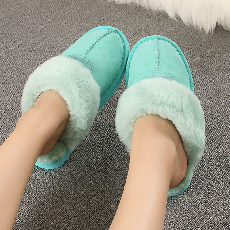 Women Soft Sheepskin Fur Slippers Fashion Winter Slippers Women Warm Indoor High Quality Wool Lady Home Shoes Size34-44
Women Soft Sheepskin Fur Slippers Fashion Winter Slippers Women Warm Indoor High Quality Wool Lady Home Shoes Size34-44