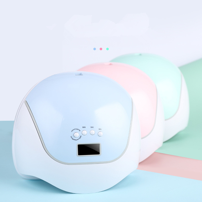 High Power 120W Nail Dryer Fast Curing Speed Gel Light LED Nail Lamp LED UV Lamps For All of Gel With Timer And Smart Sensor, Pink 
High Power 120W Nail Dryer Fast Curing Speed Gel Light LED Nail Lamp LED UV Lamps For All of Gel With Timer And Smart Sensor, Pink