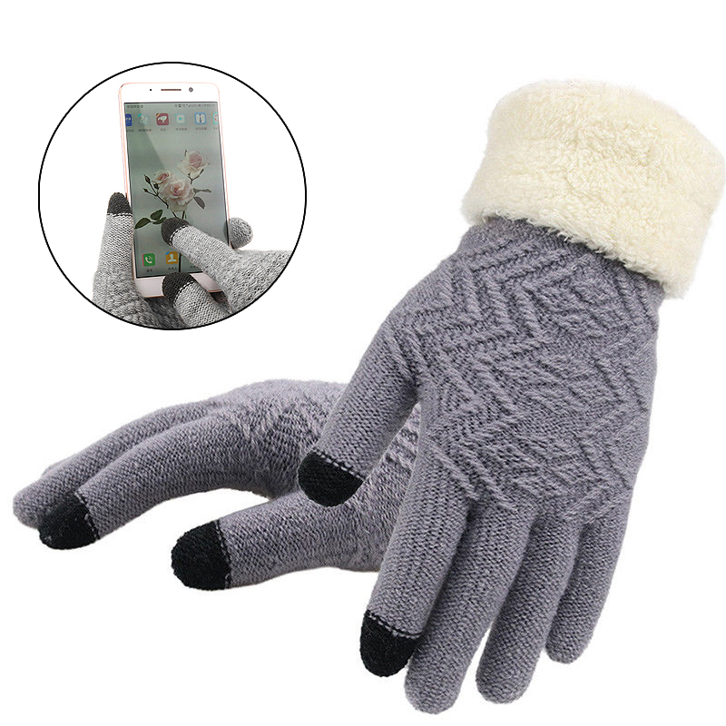 Sale Women Winter Touch Screen Thick Gloves Warm Kint Elegant Full Finger Fleece Gloves
Sale Women Winter Touch Screen Thick Gloves Warm Kint Elegant Full Finger Fleece Gloves
