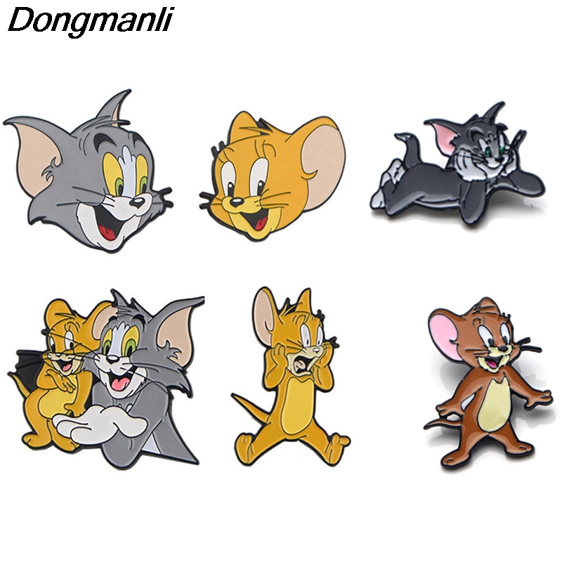 K730 Cat and Mouse Cartoon Anime Metal Enamel Pins and Brooches Fashion Lapel Pin Backpack Bags Badge Collection Gifts 1pcs, Gray
K730 Cat and Mouse Cartoon Anime Metal Enamel Pins and Brooches Fashion Lapel Pin Backpack Bags Badge Collection Gifts 1pcs, Gray