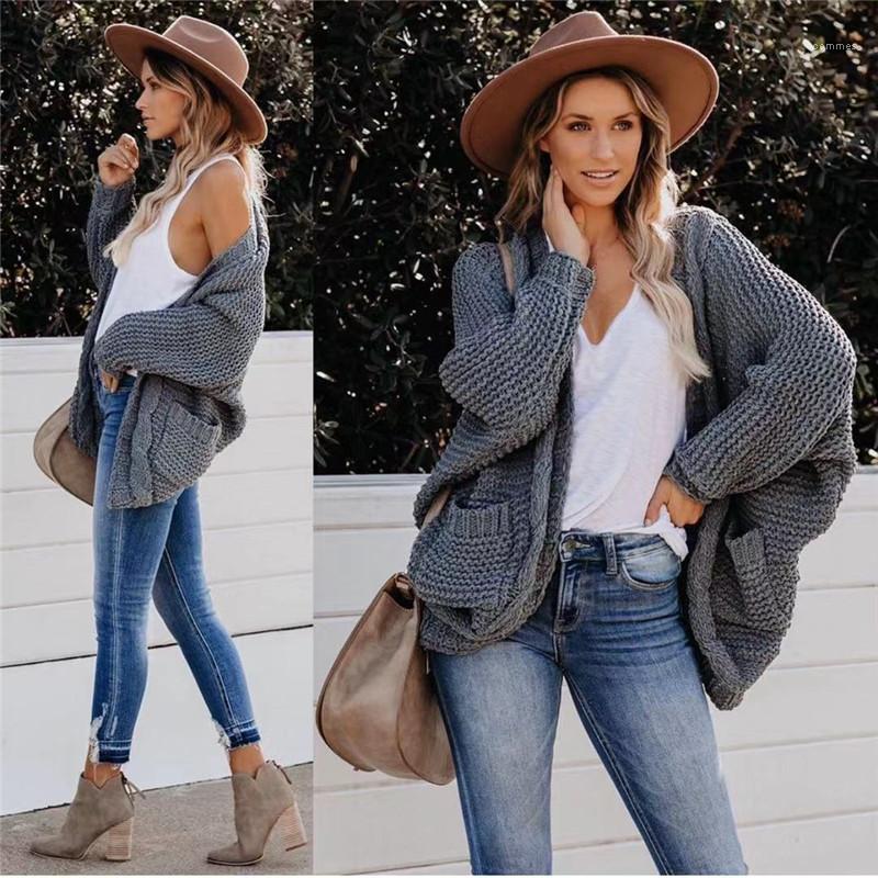 Fashion Trend Thick Needle Sweater Coat Designer New Female Long Sleeve Solid Color Tops Clothing Women Casual Loose Cardigan Sweater Autumn
Fashion Trend Thick Needle Sweater Coat Designer New Female Long Sleeve Solid Color Tops Clothing Women Casual Loose Cardigan Sweater Autumn