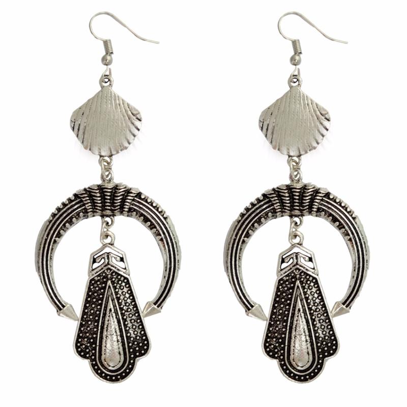 2 Colors Bohemian Gypsy Antique Gold Fashion Hook Earring Moon Shell Shape Long Earrings For Women Jewelry Fashion
2 Colors Bohemian Gypsy Antique Gold Fashion Hook Earring Moon Shell Shape Long Earrings For Women Jewelry Fashion